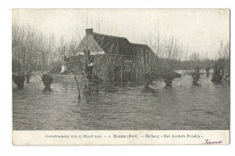 Hamme.   -   (Drij Goten).   Overstroming Van 12 Maart 1906   -   Bornhem   1906  Naar  Bruxelles - Hamme