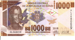 Guinea  P-48c  1000 Francs  2018  UNC - Guinea