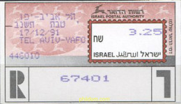 216715 MNH ISRAEL 1991 DISTRIBUCION AUTOMATICA - Nuevos (sin Tab)