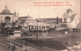 BELGIQUE - Bruxelles - Exposition Universelle De 1910 - Vue Sur Les Pavillons Monégasque - Carte Postale Ancienne - Expositions Universelles