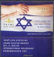 329049 MNH ISRAEL 2010 DIA INTERNACIONAL DEL RECUERDO DEL HOLOCAUSTO - Nuevos (sin Tab)