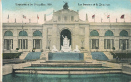 BELGIQUE - Bruxelles - Exposition De 1910 - Les Bassins Et Le Quadrige - Carte Postale Ancienne - Expositions Universelles