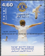 329050 MNH ISRAEL 2010 50 ANIVERSARIO DE LIONS CLUB DE ISRAEL - Unused Stamps (without Tabs)