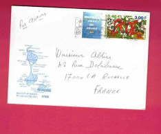 Lettre De 2001 Pour La France - YT N° 737 - Meilleurs Voeux - Brieven En Documenten