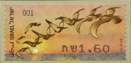 242672 MNH ISRAEL 2010 BANDADA DE PAJAROS - Nuevos (sin Tab)