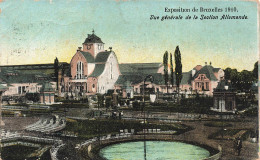 BELGIQUE - Bruxelles - Exposition 1910 - Vue Générale De La Section Allemande - Carte Postale Ancienne - Weltausstellungen