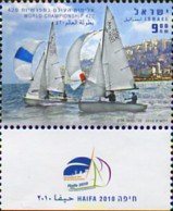 329063 MNH ISRAEL 2010 CAMPEONATOS DEL MUNDO DE VELA - Unused Stamps (without Tabs)
