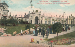 BELGIQUE - Bruxelles - Exposition De 1910 - Jardins Et Entrée De La Section Belge - Carte Postale Ancienne - Weltausstellungen