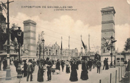 BELGIQUE - Bruxelles - Exposition De 1910 - L'entrée Principale - Carte Postale Ancienne - Exposiciones Universales