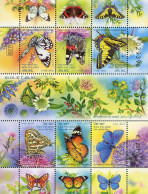 259682 MNH ISRAEL 2010 MARIPOSAS - Nuevos (sin Tab)