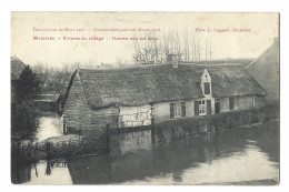 Moerzeke.   -    Overstroming Van Maart 1906   -   1906   Naar   Bruxelles - Hamme