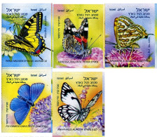 650435 MNH ISRAEL 2011 FAUNA-MARIPOSAS - Unused Stamps (without Tabs)