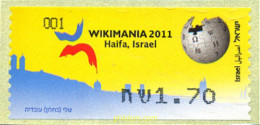 269841 MNH ISRAEL 2011 COMUNICACIONES-WIKIMANIA 2011 - Neufs (sans Tabs)