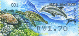 274583 MNH ISRAEL 2012 ESPECIES MARINAS EN PELIGRO - Ungebraucht (ohne Tabs)
