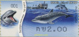 274988 MNH ISRAEL 2012 ATM DELFINES - Nuevos (sin Tab)