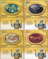 329226 MNH ISRAEL 2012 PLASTRONES DEL GRAN SACERDOTE-MINERALES - Nuevos (sin Tab)