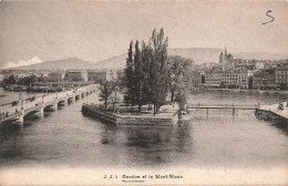 SUISSE - Genève Et Le Mont Blanc - Carte Postale Ancienne - Genève