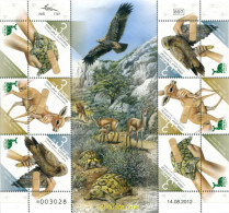 310761 MNH ISRAEL 2012 CONSERVACION DE LA FAUNA SALVAJE - Nuovi (senza Tab)