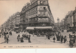 Rue  De Rivoli Et Les Halles   Edit  LL No 337 - Non Classés
