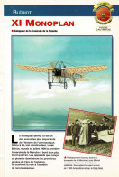 Fiche 7   Avion D'autrefois     XI  MONOPLAN - Altri & Non Classificati