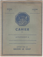 PROTEGE CAHIER   SAVON LE CHAT - Protège-cahiers