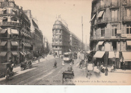 Rue Du 4 Septembre   Et Rue Saint Augustin   Edit  LL No 824 - Non Classés