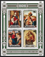 ZAÏRE. BF 32 De 1983. Tableaux De Raphaël. - Madonnas