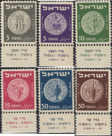 689138 MNH ISRAEL 1949 MONEDAS ANTIGUAS - Ongebruikt (zonder Tabs)