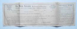 Le Bon Grain, Morlanwelz-Hayettes, Boulangerie, Brasserie. Affiliation à La Caisse De Secours, Années 1930 - 1900 – 1949