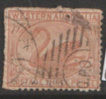 Western Australia  1871 SG 63  3d  Fine Used - Usati