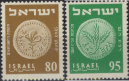 689160 MNH ISRAEL 1954 MONEDAS ANTIGUAS - Ungebraucht (ohne Tabs)