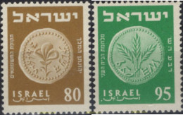 689160 MNH ISRAEL 1954 MONEDAS ANTIGUAS - Ongebruikt (zonder Tabs)