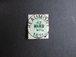 Nr 45 - Centrale Stempel Beaumont - 1869-1888 Leone Coricato