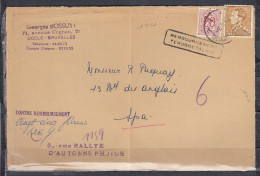 Brief Van Bruxelles-Brussel L1L Naar Spa - 1936-51 Poortman