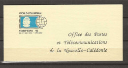1992 MNH Nouvelle Caledonie Mi 932-34 - Libretti