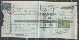 Document Van Bruxelles 1V Brussel Naar Woluwe St Lambert - 1936-51 Poortman