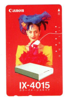 TELECARTE JAPON CANON FEMME - Publicité