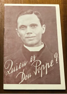 Quien Es On Poppe ? 1949 Priester Poppe - Oude Boeken