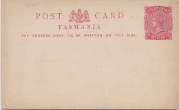 35507# TASMANIA CARTE POSTALE ENTIER POSTAL POST CARD GANZSACHE STATIONERY - Storia Postale