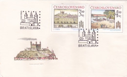 THE PAINTING 1980 COVERS   FDC  CIRCULATED  Tchécoslovaquie - Covers & Documents