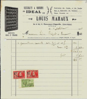 BASCOUP-CHAPELLE   -   Louis Mahaux ( Ressorts à Boudins " IDEAL " )  1928 - Andere & Zonder Classificatie