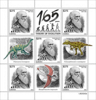 Liberia 2023, Darwin, Dinosaurs, BF - Natur