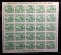 USA 1933 CHICAGO I And III CENTS. Both  Sheets With 25 Stamps. MNH - Neufs