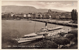 SUISSE - Génève - Débarcadère Et Pont Du Mont Blanc - Carte Postale - Genève