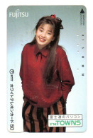 TELECARTE JAPON FUJITSU FEMME - Publicidad