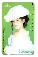 TELECARTE JAPON FUJITSU FEMME - Reclame