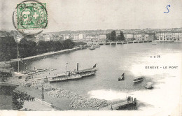 SUISSE - Génève - Le Port - Bateaux - Carte Postale Ancienne - Genève
