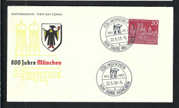 ALLEMAGNE Ca.1958: FDC - 1948-1960
