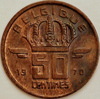 Belgium - 50 Centimes 1970, KM# 148.1 (#3094) - 50 Centimes