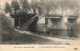 FRANCE - Pont Détruit à Marolle En Brie - ED  - Carte Postale Ancienne - Marolles En Brie
